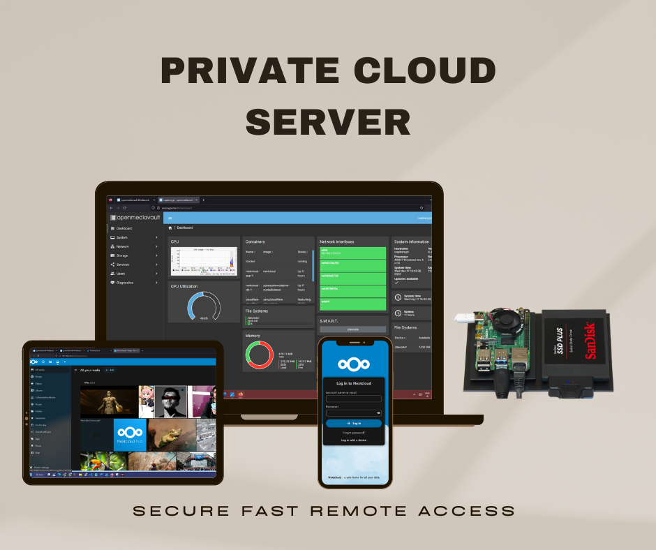 Self-Hosted Raspberry Pi Edge Server & Private Cloud NAS
